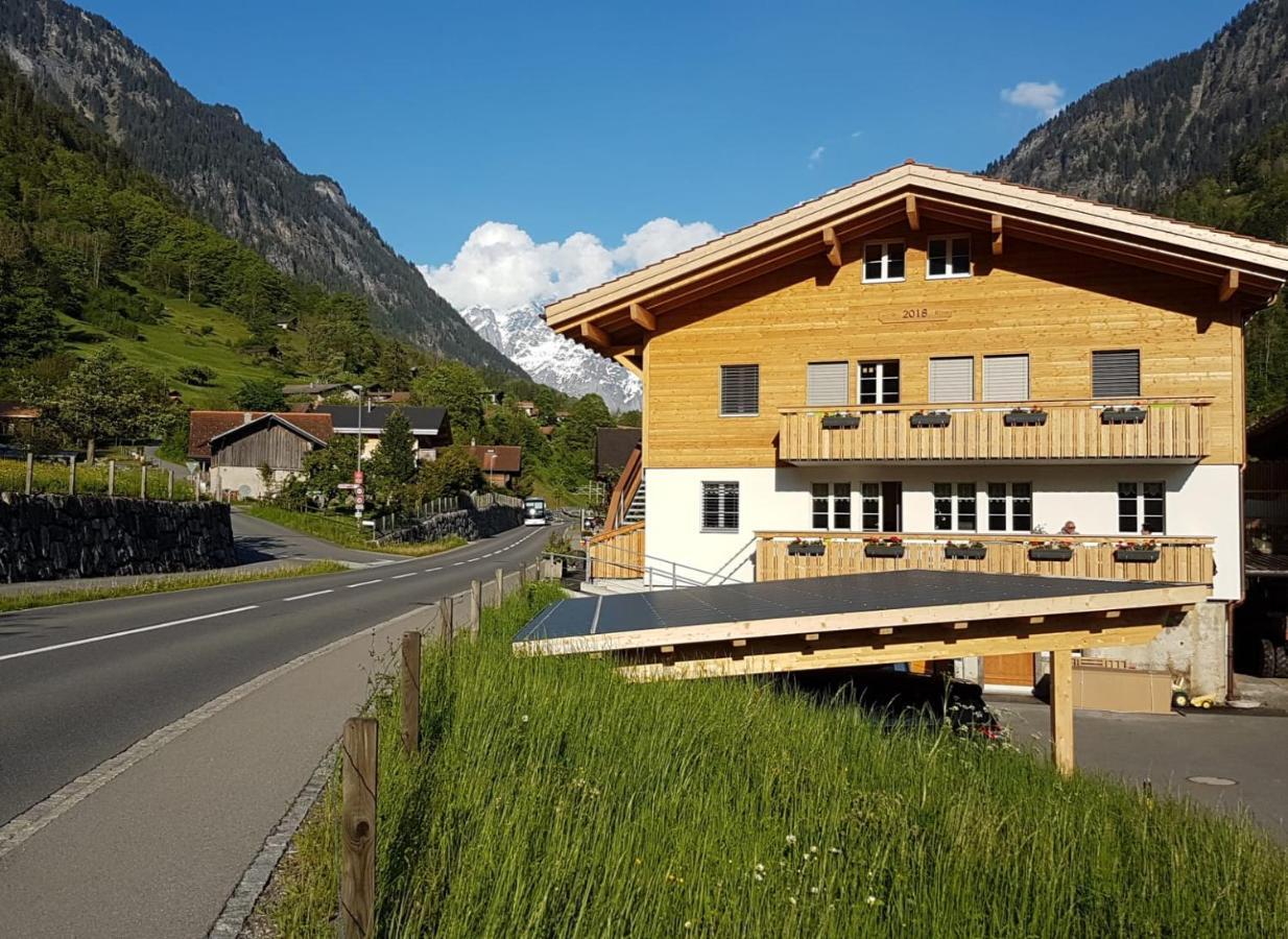 Chalet Wetterhorn Apartment Lutschental Exterior photo